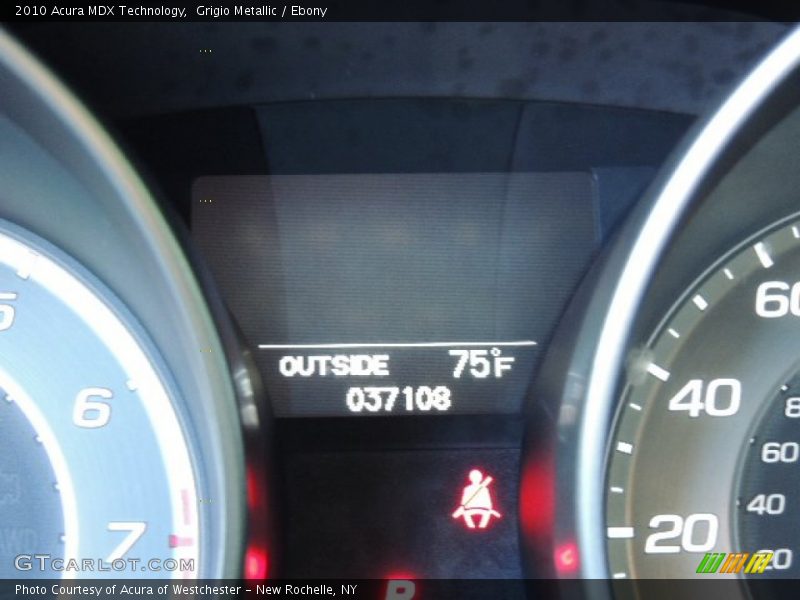 Grigio Metallic / Ebony 2010 Acura MDX Technology
