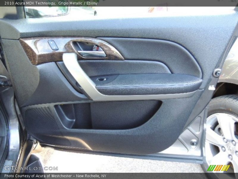 Grigio Metallic / Ebony 2010 Acura MDX Technology