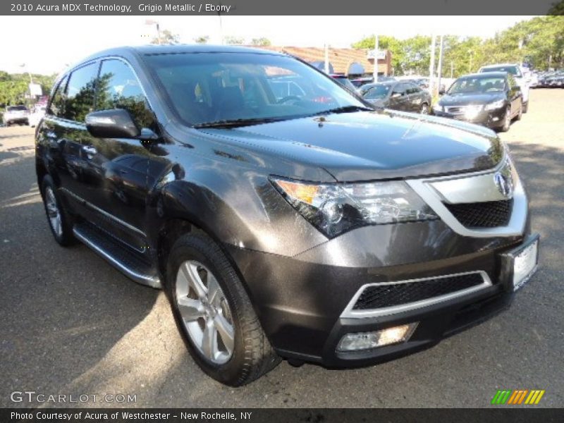 Grigio Metallic / Ebony 2010 Acura MDX Technology