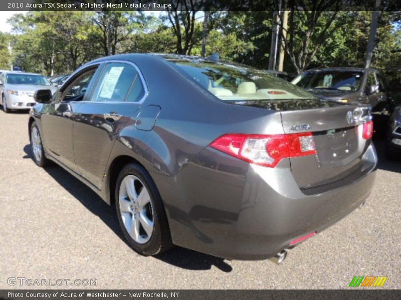 Polished Metal Metallic / Taupe 2010 Acura TSX Sedan