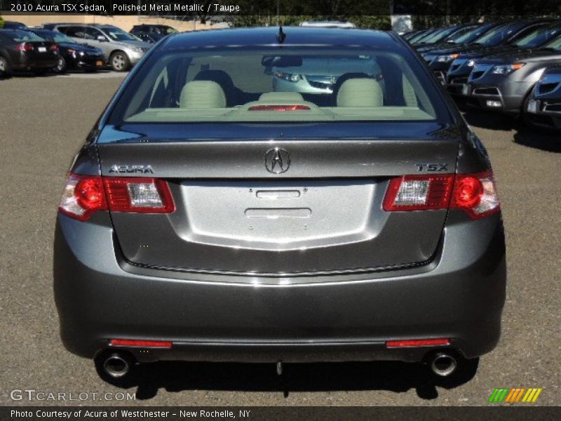 Polished Metal Metallic / Taupe 2010 Acura TSX Sedan