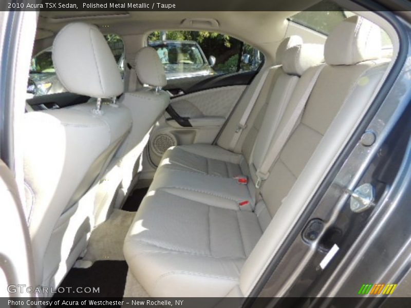 Polished Metal Metallic / Taupe 2010 Acura TSX Sedan