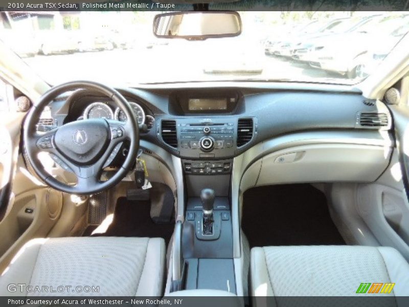 Polished Metal Metallic / Taupe 2010 Acura TSX Sedan