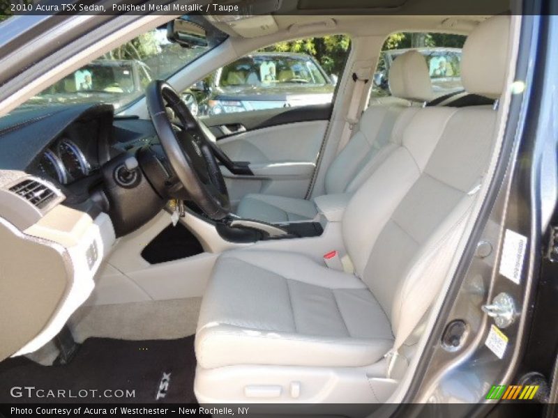 Polished Metal Metallic / Taupe 2010 Acura TSX Sedan