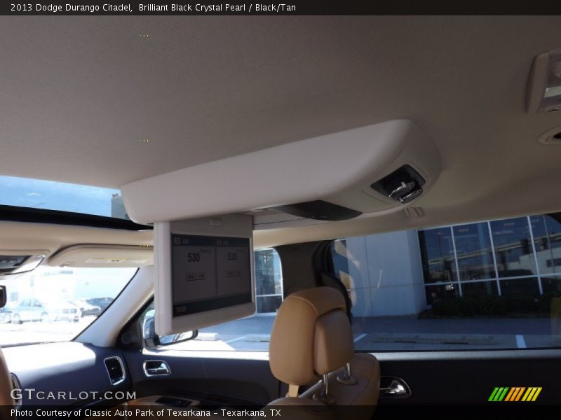 Brilliant Black Crystal Pearl / Black/Tan 2013 Dodge Durango Citadel