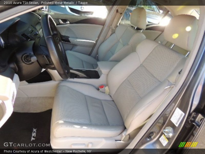 Polished Metal Metallic / Taupe 2010 Acura TSX Sedan