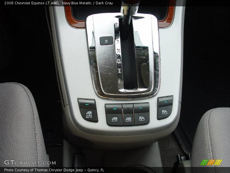 Navy Blue Metallic / Dark Gray 2008 Chevrolet Equinox LT AWD