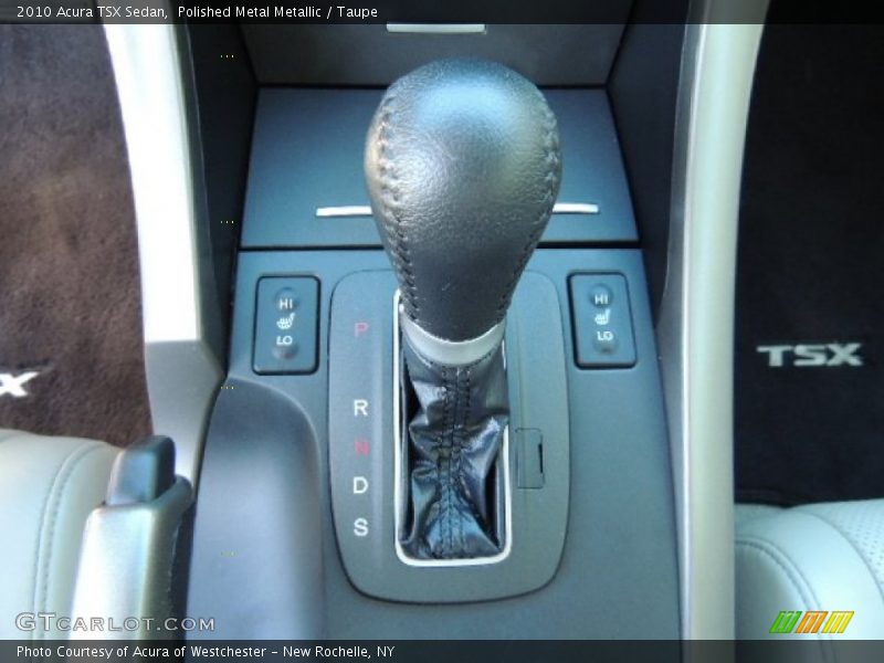 Polished Metal Metallic / Taupe 2010 Acura TSX Sedan