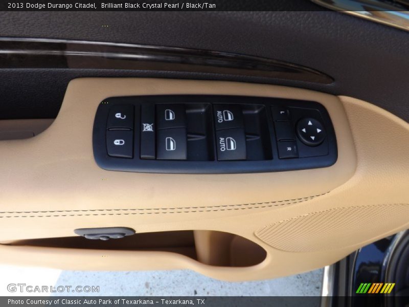Brilliant Black Crystal Pearl / Black/Tan 2013 Dodge Durango Citadel