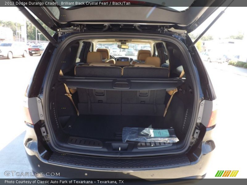Brilliant Black Crystal Pearl / Black/Tan 2013 Dodge Durango Citadel