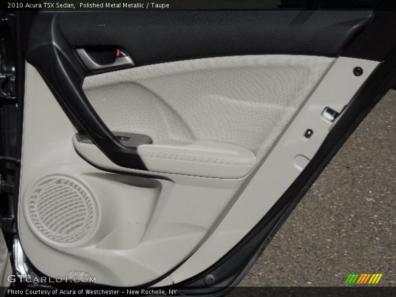 Polished Metal Metallic / Taupe 2010 Acura TSX Sedan