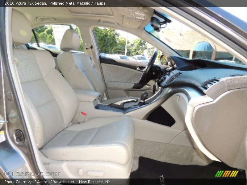 Polished Metal Metallic / Taupe 2010 Acura TSX Sedan