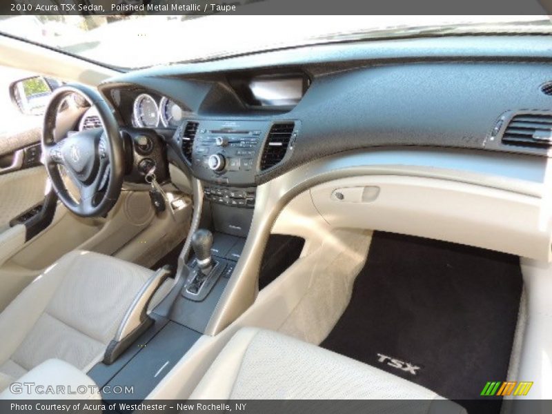 Polished Metal Metallic / Taupe 2010 Acura TSX Sedan