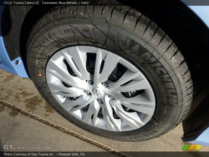 Clearwater Blue Metallic / Ivory 2012 Toyota Camry LE