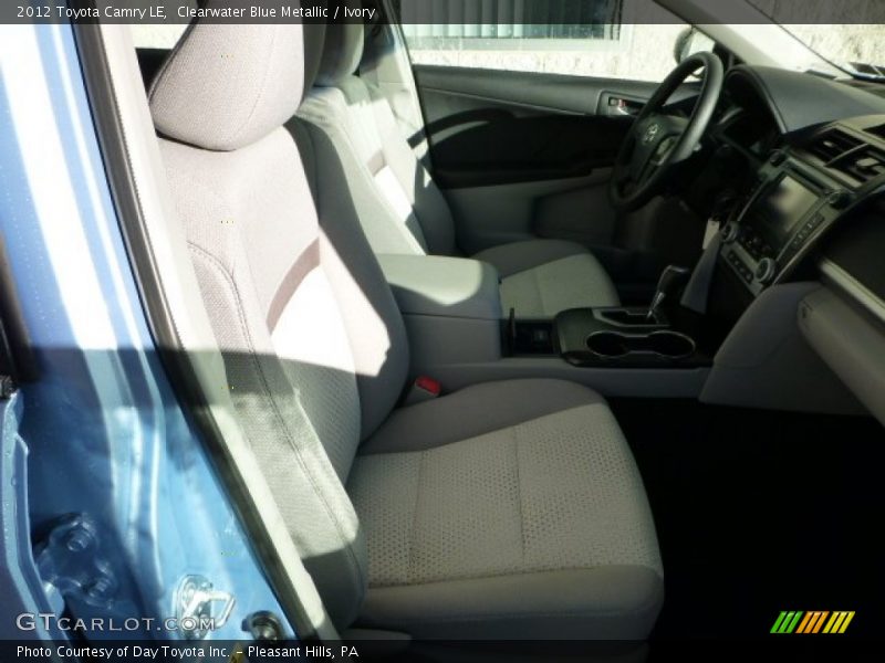 Clearwater Blue Metallic / Ivory 2012 Toyota Camry LE