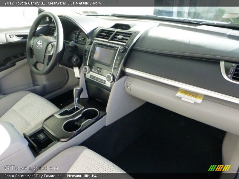 Clearwater Blue Metallic / Ivory 2012 Toyota Camry LE