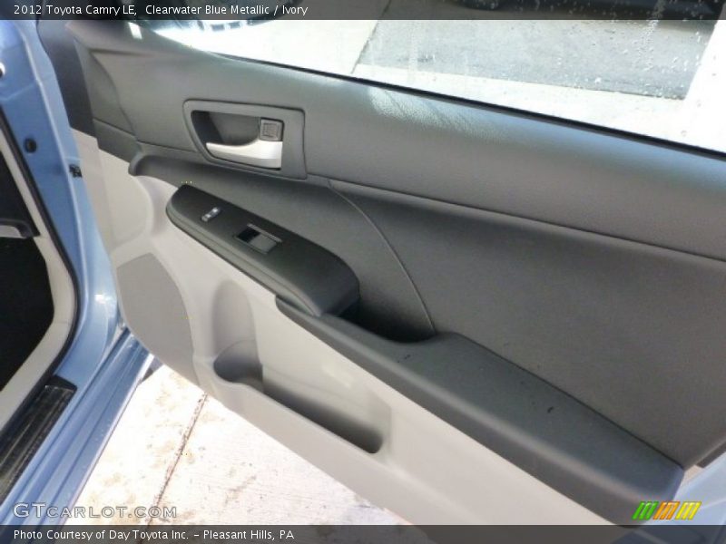 Clearwater Blue Metallic / Ivory 2012 Toyota Camry LE