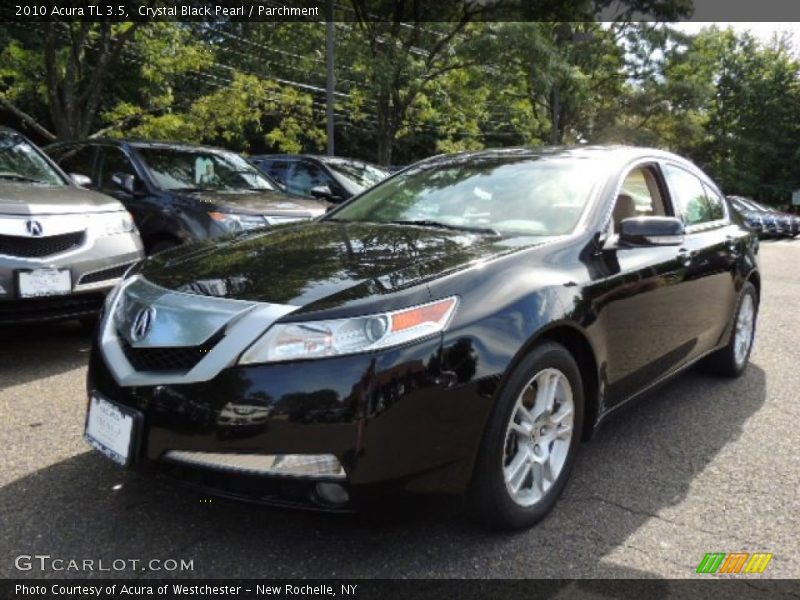 Crystal Black Pearl / Parchment 2010 Acura TL 3.5