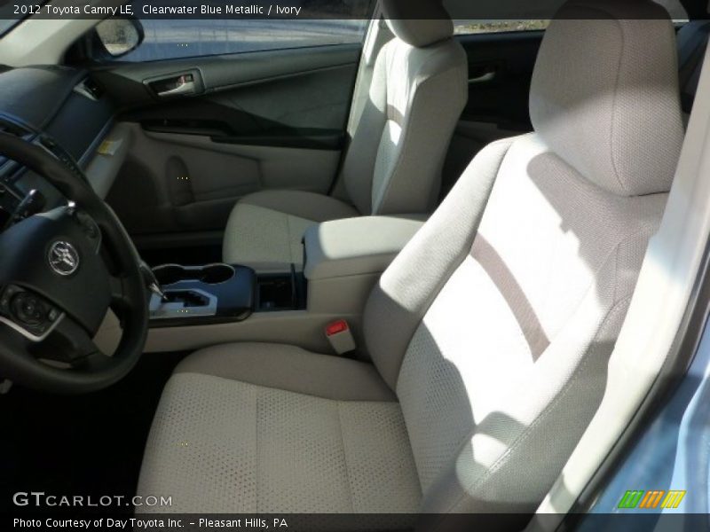 Clearwater Blue Metallic / Ivory 2012 Toyota Camry LE