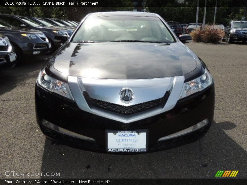 Crystal Black Pearl / Parchment 2010 Acura TL 3.5