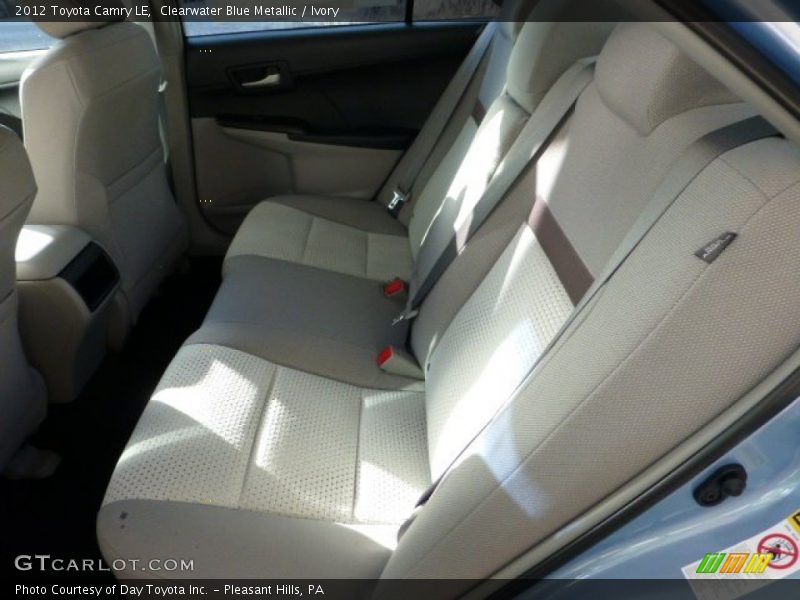 Clearwater Blue Metallic / Ivory 2012 Toyota Camry LE