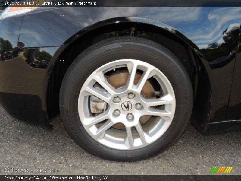 Crystal Black Pearl / Parchment 2010 Acura TL 3.5