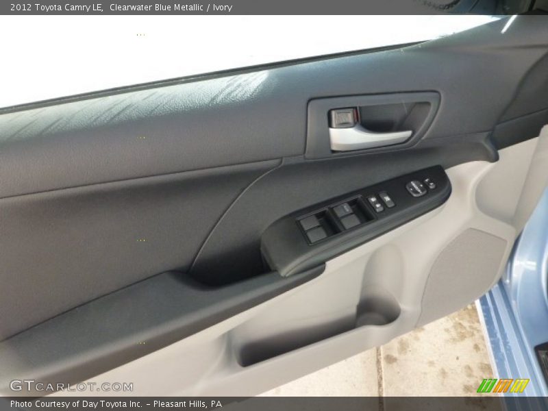 Clearwater Blue Metallic / Ivory 2012 Toyota Camry LE