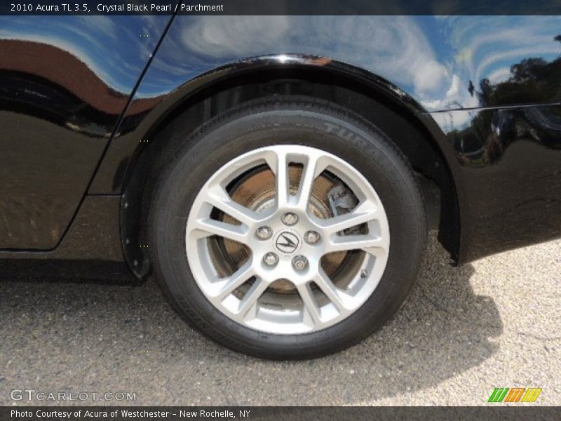 Crystal Black Pearl / Parchment 2010 Acura TL 3.5