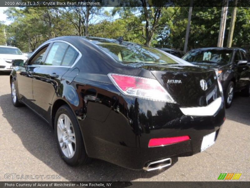 Crystal Black Pearl / Parchment 2010 Acura TL 3.5