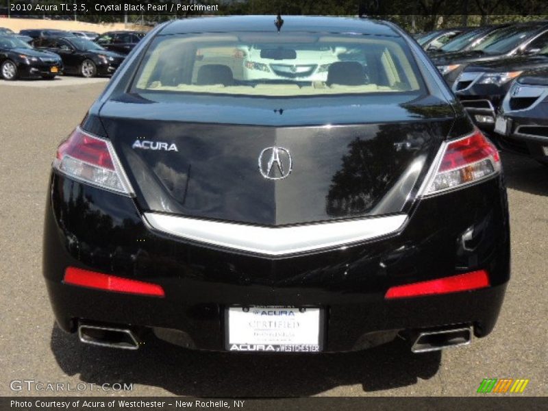 Crystal Black Pearl / Parchment 2010 Acura TL 3.5