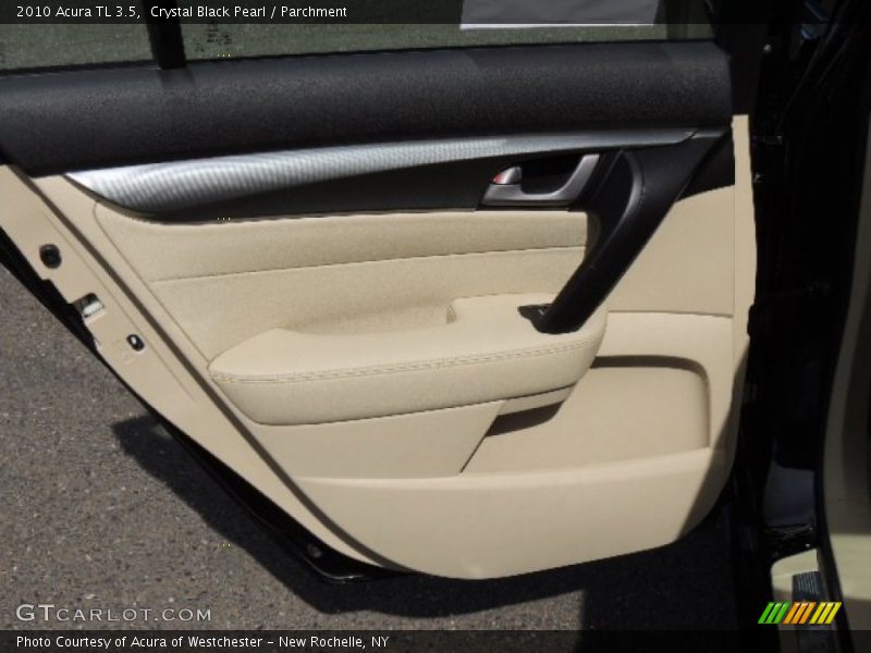 Crystal Black Pearl / Parchment 2010 Acura TL 3.5