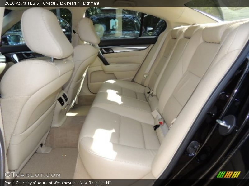 Crystal Black Pearl / Parchment 2010 Acura TL 3.5