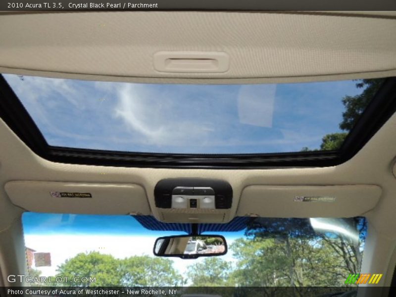 Crystal Black Pearl / Parchment 2010 Acura TL 3.5