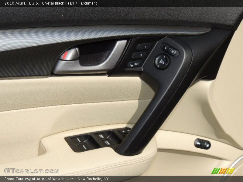 Crystal Black Pearl / Parchment 2010 Acura TL 3.5