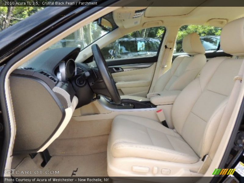 Crystal Black Pearl / Parchment 2010 Acura TL 3.5