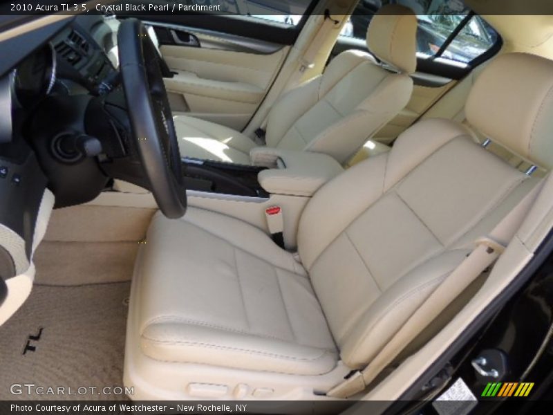 Crystal Black Pearl / Parchment 2010 Acura TL 3.5