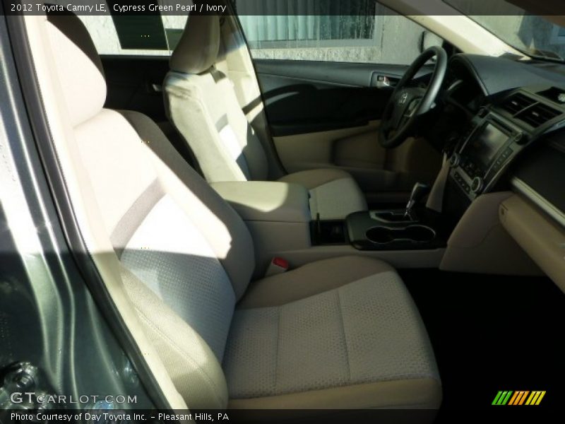 Cypress Green Pearl / Ivory 2012 Toyota Camry LE