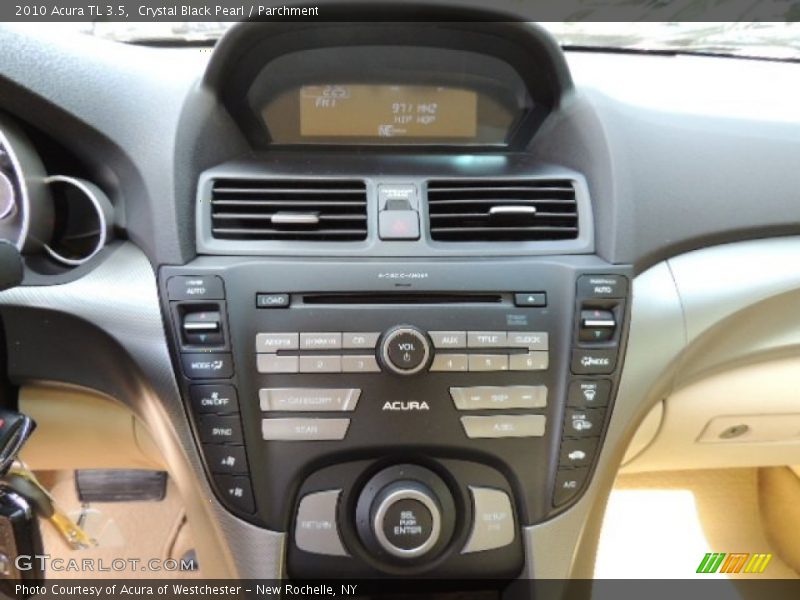 Crystal Black Pearl / Parchment 2010 Acura TL 3.5