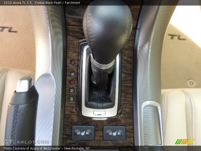 Crystal Black Pearl / Parchment 2010 Acura TL 3.5
