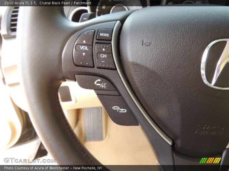 Crystal Black Pearl / Parchment 2010 Acura TL 3.5