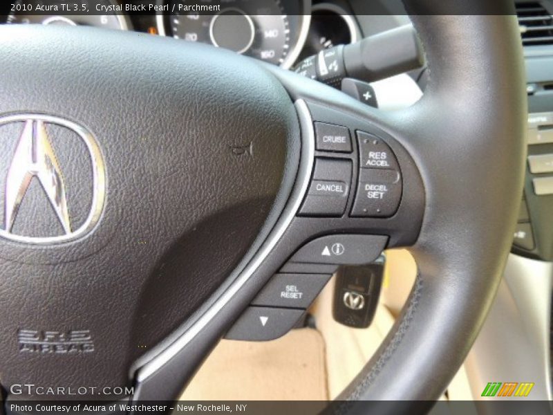 Crystal Black Pearl / Parchment 2010 Acura TL 3.5