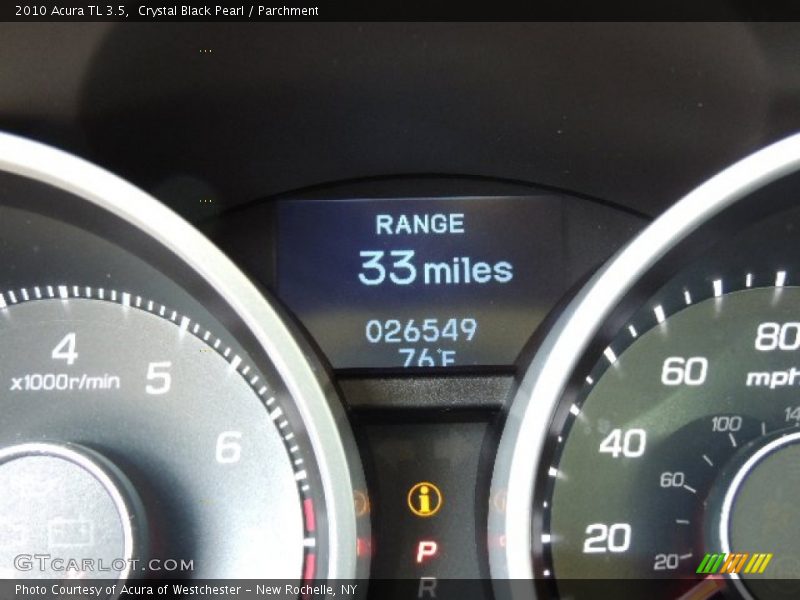 Crystal Black Pearl / Parchment 2010 Acura TL 3.5