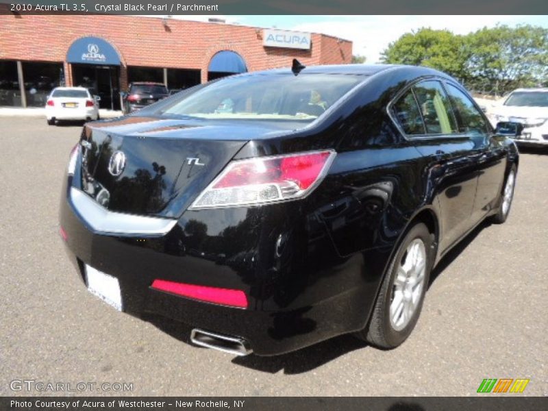 Crystal Black Pearl / Parchment 2010 Acura TL 3.5
