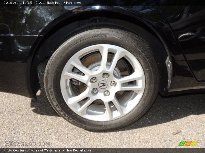 Crystal Black Pearl / Parchment 2010 Acura TL 3.5