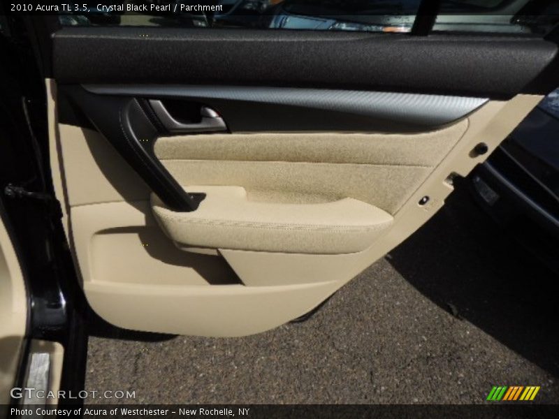 Crystal Black Pearl / Parchment 2010 Acura TL 3.5