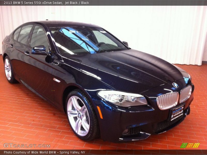 Jet Black / Black 2013 BMW 5 Series 550i xDrive Sedan