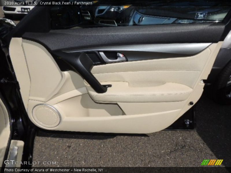 Crystal Black Pearl / Parchment 2010 Acura TL 3.5