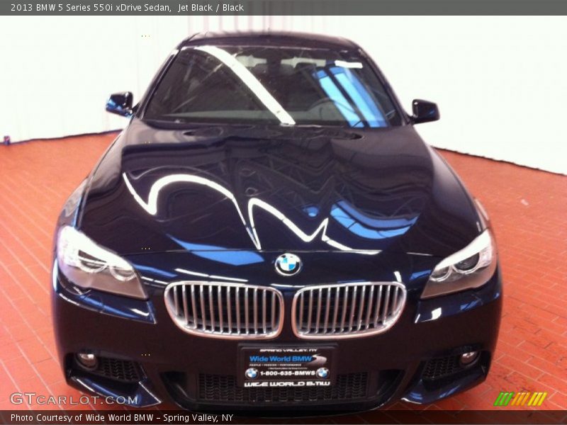 Jet Black / Black 2013 BMW 5 Series 550i xDrive Sedan