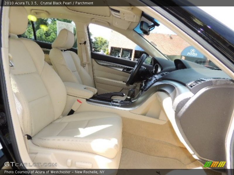 Crystal Black Pearl / Parchment 2010 Acura TL 3.5