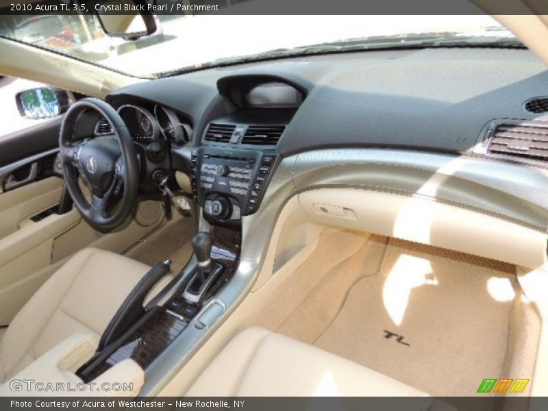 Crystal Black Pearl / Parchment 2010 Acura TL 3.5